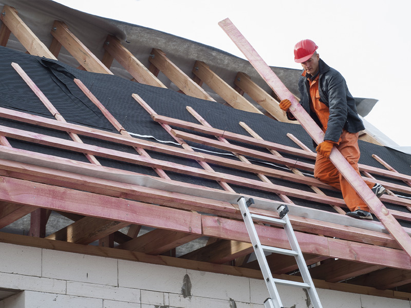 worker doing some roofing Philadelphia PA